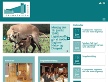 Tablet Screenshot of grundtvigskirken.dk